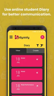 Bidyaaly- Parent Teacher Communication School App android App screenshot 0