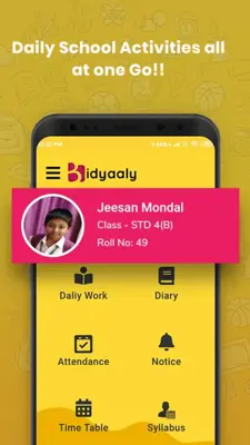 Bidyaaly- Parent Teacher Communication School App android App screenshot 3